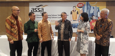 Rapat Umum Pemegang Saham Tahunan (RUPST)  PT Adi Sarana Armada Tbk di Jakarta, Kamis (21/7/2022).