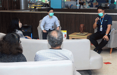 Bincang Kesehatan Otak di Siloam Hospitals, Karawaci, Sabtu (23/7/2022).
