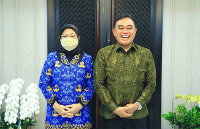 Menteri Ketenagakerjaan Ida Fauziyah menyambut baik keinginan Pemerintah Daerah Tanah Bumbu, Kalimantan Selatan yang ingin mengalihkan Balai Latihan Kerja UPTD.