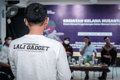 Menparekraf Sandiaga Uno saat acara Kelana Nusantara, di Rumah Makan Kalijaga, Demak, Jawa Tengah, Selasa (26/7/2022)