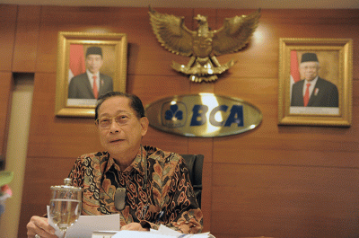 Paparan Kinerja Keuangan BCA Semester I 2022 di Jakarta, Rabu (27/7/2022).