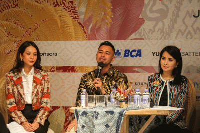 Konferensi pers Jagantara (Jaga Warisan Nusantara) di Astha District 8, Jakarta Selatan, Rabu (3/8/2022).