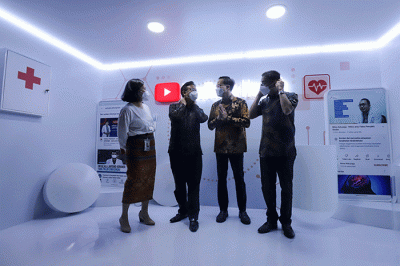 Peluncuran YouTube Health - PERIKSA (Penyedia Ragam Informasi Kesehatan Anda) di Jakarta, Rabu (10/8/2022).