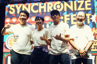 Konferensi pers Synchronize Festival 2022 di Jakarta, Rabu (10/8/2022).