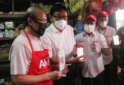 Monitoring on site penerapan akseptansi pembayaran digital SIAP QRIS  (Sehat Inovatif dan Aman Pakai-Quick Response Code Indonesian Standard).