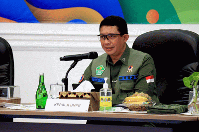 Ketua Satgas Penyakit Mulut dan Kuku (PMK), Letjen TNI Suharyanto saat Rapat Koordinasi dengan Pemerintah Provinsi serta Kabupaten/Kota Lampung.