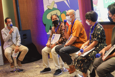 Acara ini bekerja sama dengan Kementerian Komunikasi dan Informatika (Kemenkominfo), Siberkreasi, ICT Watch, MAFINDO.