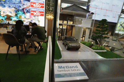 Indonesia Properti Expo 2022 dengan tema KPR BTN Merdeka di JCC, Senayan, Jakarta, Sabtu (13/8/2022).