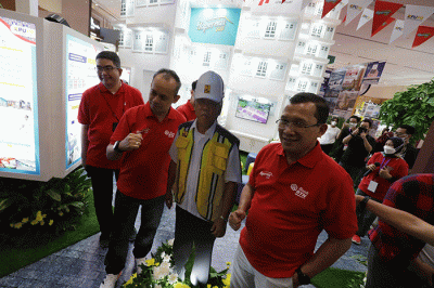 Indonesia Properti Expo 2022 dengan tema KPR BTN Merdeka di JCC, Senayan, Jakarta, Sabtu (13/8/2022).