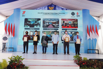 Kementerian Ketenagakerjaan secara resmi melakukan Kick Off Pemagangan Dalam Negeri Tahun 2022 pada Sabtu (20/8/2022).