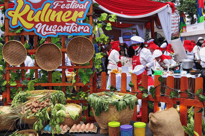 Festival Kuliner Nusantara 2022 bertajuk “Satukan Ragam Soto Nusantara (SATU RASA) di Jakarta Timur, Sabtu (20/8/2022).