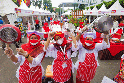 Festival Kuliner Nusantara 2022 bertajuk “Satukan Ragam Soto Nusantara (SATU RASA) di Jakarta Timur, Sabtu (20/8/2022).