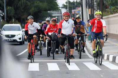 Melalui kegiatan bersepeda tersebut diharapkan para BTNers selalu sehat dan bugar untuk lebih bersemangat dalam mendukung perseroan berkinerja lebih baik.