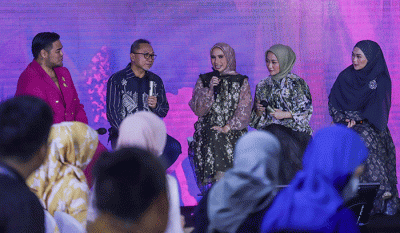 Roadshow Jakarta Muslim Fashion Week (JMFW) 2024 di Auditorium Kementerian Perdagangan, Jakarta Pusat, Rabu (23/8/2022).
