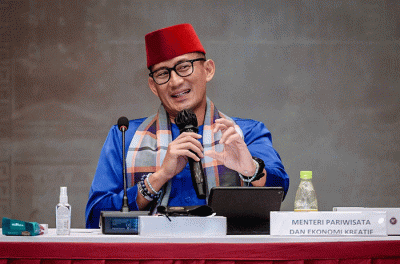 Menparekraf Sandiaga Salahuddin Uno mengajak Duta Besar US-ASEAN Business Council Ted Osius untuk mendukung perkembangan pariwisata dan ekonomi kreatif.