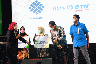 Job Fair Pasker.id di Universitas Islam Negeri Sunan Ampel, Surabaya, Selasa (23/8/2022).