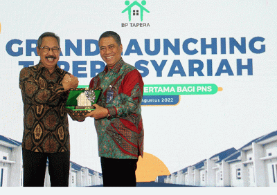 Peluncuran Tapera Syariah di Banda Aceh, Selasa (23/8/2022).
