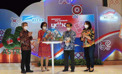 HUT ke-42 YDBA yang digelar secara virtual dengan tema “Semarak Kolaborasi YDBA”.