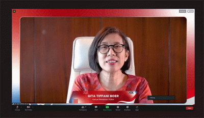 HUT ke-42 YDBA yang digelar secara virtual dengan tema “Semarak Kolaborasi YDBA”.