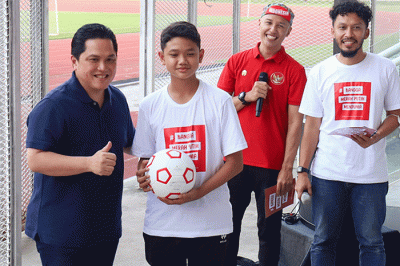 Dengan program ini diharapkan dapat menginspirasi para talenta muda untuk menjadi versi terbaik mereka dalam olahraga sepak bola.