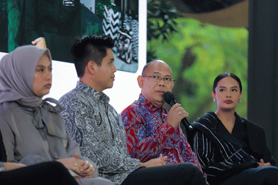 Konferensi pers Indonesia Now di Plataran by Taman Kota, Jakarta, Kamis (25/8/2022).