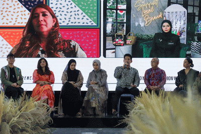 Konferensi pers Indonesia Now di Plataran by Taman Kota, Jakarta, Kamis (25/8/2022).
