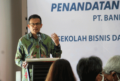 Penandatanganan Perjanjian Kerja sama antara Bank BTN dan SBM-ITB.