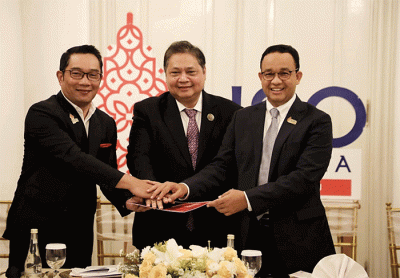 Penyerahan Komunike Urban 20 juga disaksikan oleh para delegasi negara-negara yang tergabung dalam Urban 20.