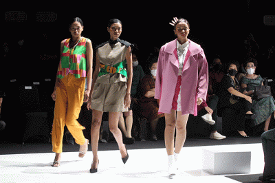 Konferensi pers Opening JF3 Fashion Festival di Summarecon Kelapa Gading, Jakarta, Kamis (1/9/2022).