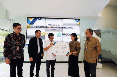 Penandatanganan kerja sama antara MNC Life Assurance dengan Badan Pelaksana Otorita Danau Toba (BPODT) di Jakarta.