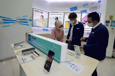 XL Axiata dalam peringatan Hari Pelanggan Nasional 2022 di Jakarta, Jumat (2/9/2022).