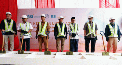 Peresmian pembangunan gedung Landmark Aceh, Selasa (6/9/2022).