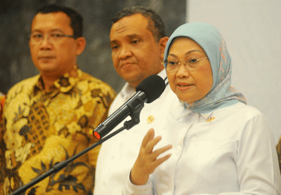 Penandatanganan Perjanjian Kerja sama Penyaluran Bantuan berupa Subsidi Gaji/upah bagi Pekerja/Buruh tahun Anggaran 2022 di Jakarta, Selasa (6/9/2022).