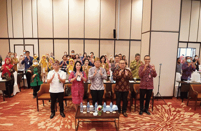 Kepala Badan Pangan Nasional/National Food Agency (NFA) Arief Prasetyo Adi memberikan arahan dalam Workshop Penguatan Cadangan Pangan Pemerintah.