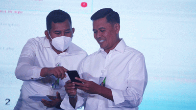 Kampanye kemudahan mendaftarkan pekerja informal (Bukan Penerima Upah) melalui aplikasi Jamsostek Mobile (JMO) di Jakarta.