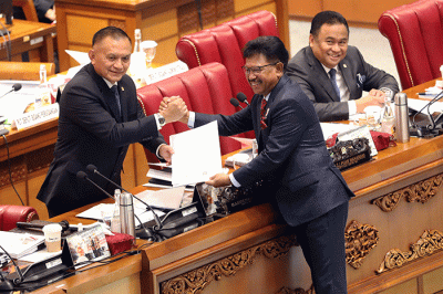 Rapat Paripurna DPR ke-5 Masa Persidangan I Tahun Sidang 2022-2023 di Kompleks Parlemen Senayan, Jakarta, Selasa (20/9/2022).