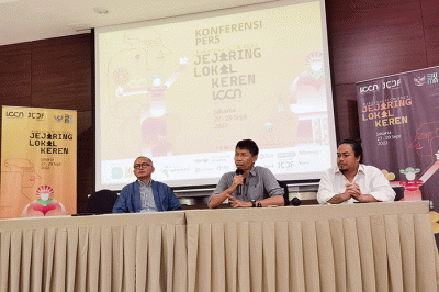 Jumpa pers Indonesia Creative Cities Network (ICCN) akan menggelar Rapat Koordinasi Nasional di Gedung iNews, Jakarta, Senin (26/9/2022).