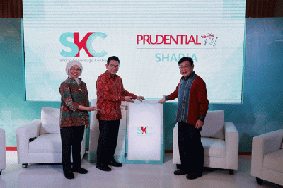 Peluncuran Sharia Knowledge Centre di Jakarta, Selasa (27/9/2022).