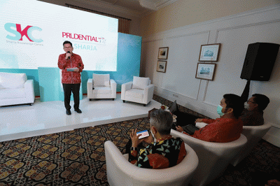 Peluncuran Sharia Knowledge Centre di Jakarta, Selasa (27/9/2022).