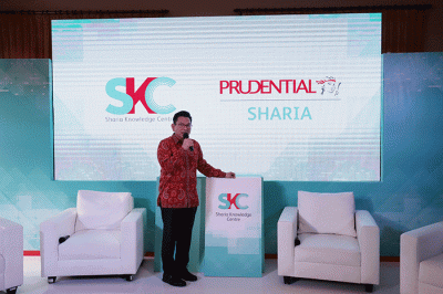 Peluncuran Sharia Knowledge Centre di Jakarta, Selasa (27/9/2022).