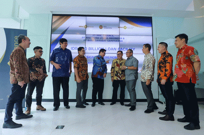 Penandatanganan Memorandum of Understanding (MoU) antara PT. MNC Finance dan PT. Bank Sahabat Sampoerna di Gedung MNC Financial Center, MNC Center.