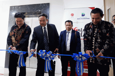 Peresmian Galeri Investasi di Universitas Dian Nusantara (UNDIRA), Jakarta, Rabu (28/9/2022).
