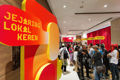 Pembukaan Rakornas Indonesia Creative Cities Network (ICCN), di Gedung iNews, Jakarta, Rabu (28/9/2022).