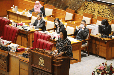 Rapat Paripurna DPR RI ke-7 Masa Persidangan I Tahun Sidang 2022-2023 di Gedung Nusantara II, Kompleks Parlemen Senayan, Jakarta, Kamis (29/9/2022).