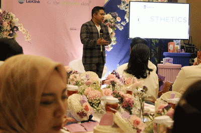 Grand Launching DIETSTHETICS, produk pendukung program diet hasil kolaborasi Kimia Farma Diagnostika & The Aesthetics Skin Clinic di Jakarta, Kamis (29/9/2022).