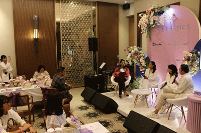 Grand Launching DIETSTHETICS, produk pendukung program diet hasil kolaborasi Kimia Farma Diagnostika & The Aesthetics Skin Clinic di Jakarta, Kamis (29/9/2022).