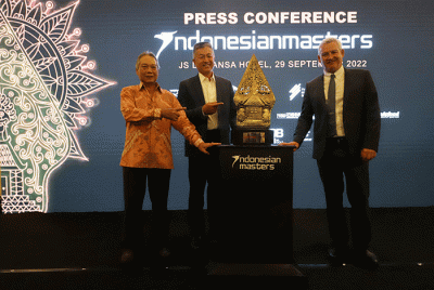 Peluncuran Indonesian Masters di Jakarta, Kamis (29/9/2022).