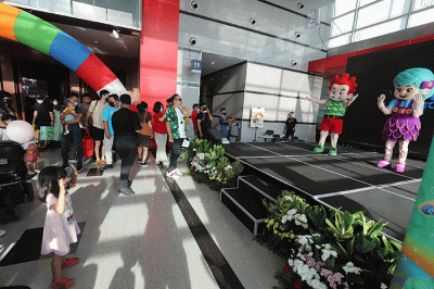 Pameran event Baby Mama & Toys Festival 2022 di Hall D JIExpo Kemayoran, Jakarta, Sabtu (1/10/2022).