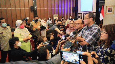 Diskusi Bersama Pemerintah, DPR, CSO, dan Media Terkait RUU Perlindungan Pekerja Rumah Tangga di ruang Tridarma Kemnaker, Jakarta, Jumat (30/9/2022).