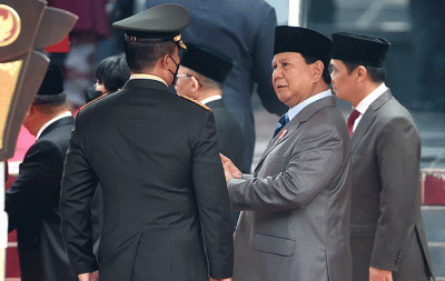 Menteri Pertahanan Prabowo Subianto berbicara soal kesaktian Pancasila yang menjadi dasar NKRI di mana hadirnya Pancasila menyatukan Indonesia.
